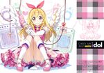  5_nenme_no_houkago aikatsu! dress hoshimiya_ichigo kantoku line_art wings 