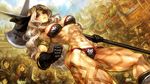  amazon bikini_armor cleavage dragon&#039;s_crown kida_emika tagme tattoo weapon 