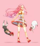  anemone ass bike_shorts dominic_sorel dress eureka_seven gulliver heels tagme uniform 