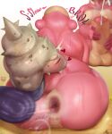 2022 absurd_res after_anal after_oral after_rimming ambiguous_gender anal anthro anus balls big_butt blush bodily_fluids butt butt_focus cum cumshot digital_media_(artwork) drooling duo ejaculation emanata english_text erection flash_emanata gaping gaping_anus generation_1_pokemon genital_fluids genitals heart_symbol hi_res humanoid_genitalia humanoid_penis levxrus male male/ambiguous mammal multicolored_body multiple_angles nintendo nude onomatopoeia oral orgasm penis pink_body pokemon pokemon_(species) purple_tongue rear_view rimming saliva saliva_string sex shellder_(slowbro) simple_background slowbro sound_effects sweat teeth text thick_penis tongue tongue_out two_tone_body watermark white_background