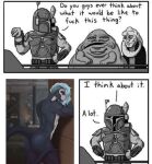 alien anthro bib_fortuna boba_fett butt comic english_text group hi_res human hutt hybrid jabba_the_hutt male mammal meme presenting reptile scalie snake star_wars tenderegoist text third-party_edit twi&#039;lek xiro_decobray