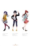  abe_yuriko dress fujii_yasuo heels imai_midori kojima_asuka sakaki_shiinaka shirobako toudou_misa 