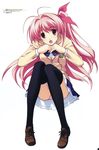  chaos;head matsuo_yukihiro pantsu sakihata_rimi seifuku tagme thighhighs 