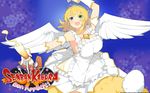  angel cleavage dress heterochromia marvelous_entertainment no_bra ryouna senran_kagura:_bon_appetit wallpaper wings yaegashi_nan 
