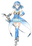  armor dress heels rensanma sword thighhighs 