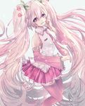  alicetype hatsune_miku sakura_miku thighhighs vocaloid 