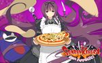  dress marvelous_entertainment murasaki_(senran_kagura) senran_kagura:_bon_appetit wallpaper weapon yaegashi_nan 