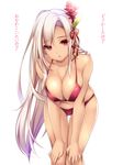  bikini cleavage erect_nipples flower_knight_girl monety swimsuits 