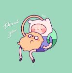 2018 3_fingers adventure_time anthro backpack black_clothing black_footwear black_nose black_sclera black_shoes blue_bottomwear blue_clothing blue_shirt blue_shorts blue_t-shirt blue_topwear blush bottomwear canid canine canis cartoon_network closed_smile clothed clothed_human clothed_male clothing digital_drawing_(artwork) digital_media_(artwork) domestic_dog dot_eyes duo english_description english_text fingers finn_the_human flat_colors footwear fully_clothed fully_clothed_human fully_clothed_male fur green_background green_backpack hat headgear headpat headwear hi_res human jake_the_dog larger_human larger_male long_arms male male_anthro male_human mammal mouth_closed noseless on_lap peachdalooza shirt short_legs shorts simple_background simple_eyes sitting sitting_on_lap size_difference smaller_anthro smaller_male smile socks t-shirt tan_body tan_skin text thank_you topwear white_clothing white_eyes white_footwear white_hat white_headwear white_socks yellow_body yellow_fur