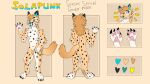 16:9 absurd_res anthro felid feline fur hi_res lycanzoid male mammal model_sheet reference_photo references serval solo tail tan_body tan_fur white_body white_fur widescreen