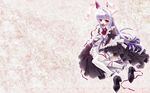  animal_ears bunny_ears capura.l dress heels maid reisen_udongein_inaba thighhighs touhou 