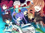  4boys asbel_lhant bad_id bad_pixiv_id blonde_hair blue_hair brown_hair cheria_barnes copyright_name glasses heterochromia hubert_ozwell malik_caesars multicolored_hair multiple_boys multiple_girls pascal purple_hair red_eyes red_hair richard_(tales) sophie_(tales) tales_of_(series) tales_of_graces twintails two-tone_hair two_side_up white_hair yohachi 