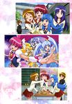  dress happiness_charge_precure! pretty_cure seifuku thighhighs weapon wings 
