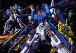  gun gundam gundam_mark_ii gundam_zz mecha sword weapon zeta_gundam zeta_gundam_(mobile_suit) 