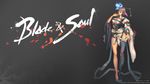  blade_&amp;_soul cleavage thighhighs wallpaper xiang 