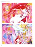  ai-chan_(precure) aida_mana daby_(precure) dokidoki!_precure dress heels hishikawa_rikka kenzaki_makoto madoka_aguri pretty_cure rakeru_(precure) rance_(precure) regina_(dokidoki!_precure) sharuru_(precure) takahashi_akira thighhighs wings yotsuba_alice 