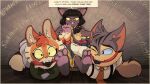 16:9 2024 3_toes ankles_tied anthro bdsm blue_sclera bound brown_body brown_fur calvin_mcmurray claws cleave_gag dialogue domestic_cat dominant dominant_female english_text evil_grin fangs feet felid feline felis female foot_focus foot_on_face fur gag gagged grey_body grey_fur group hi_res hogtied ivy_pepper lackadaisy male male/female mammal muffled muffled_speech orange_body orange_fur pawpads paws rocky_rickaby rubbing_face rubbing_feet smile sock_gag soles stuff_gag submissive submissive_male tan_body tan_fur teasing teasing_with_feet teeth text the-bound-bandit tickle_torture tickling tickling_feet toe_claws toe_restraints toes toes_tied trio widescreen yellow_sclera