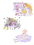  dress heels megane pretty_cure seifuku sketch suite_pretty_cure thighhighs 