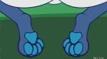 animated anthro blue blue_feet blue_pawpads butt enroshiva feet foot_fetish herm intersex loop pawpads paws tail tail_motion tailwag wrinkled_feet wrinkles