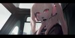  1girl aircraft blonde_hair flat_chest headset helicopter helicopter_interior highres letterboxed long_hair looking_at_viewer makaino_ririmu multicolored_hair nijisanji open_mouth parody_request pink_eyes pink_hair sabamen solo two-tone_hair two_side_up upper_body 