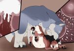  animal_genitalia animal_penis belly big_belly black_body black_fur black_nose black_pawpads black_vulva bodily_fluids brielle_(wolffylegend) brown_background brown_body brown_fur canid canine canine_genitalia canine_penis cum cum_in_uterus cum_inside duo erection eyes_closed female female_penetrated feral feral_on_feral feral_penetrated feral_penetrating feral_penetrating_feral fur genital_fluids genitals grey_body grey_fur hi_res impregnation internal internal_vaginal killthe_demon lying male male/female male_penetrating male_penetrating_female mammal on_front open_mouth pawpads penetration penile penile_penetration penis penis_in_vagina red_penis sex shadow_(vinny_the_wolf) side_view simple_background sperm_cell tongue tongue_out uterus vaginal vaginal_penetration white_body white_fur 