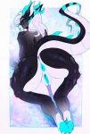 animal_humanoid anthro anus back black_body black_scales blue_butt blue_eyes blue_feet blue_tongue blue_vulva breasts butt clitoris dragon dragon_humanoid feet female genitals hair horn humanoid kiliankuro kneeling long_hair long_tail looking_back mythological_creature mythological_scalie mythology pawpads presenting presenting_anus rear_view scales scalie seducing_viewer seductive side_boob simple_background solo sophia_(gdragv) spikes spikes_(anatomy) tail tongue tongue_out vulva white_hair