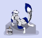 2011 4_fingers anthro areola biped black_markings black_nose blue_body blue_fur blue_inner_ear_fluff breasts colored countershade_face countershade_fur countershade_tail countershade_torso countershading digitigrade felid female female_anthro female_symbol fingers fox0808 fur gender_symbol gender_transformation glistening glistening_body gloves_(marking) goo_transformation green_eyes grey_body grey_countershading hair holding_tail inner_ear_fluff leg_markings looking_down_at_self male_(lore) mammal markings mephitid mid_transformation motion_lines mtf_transformation nipples nude nude_anthro nude_female open_mouth open_smile paint_can pantherine paws sitting sitting_on_ground skunk smile snow_leopard socks_(marking) solo species_transformation spread_legs spreading symbol tail taki_(takikuroi) transformation tuft vulva white_body white_countershading white_fur white_hair white_inner_ear