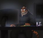 absurd_res anthro bbrt534 felid hi_res lin_hu male mammal nekojishi pantherine solo studio_klondike tiger