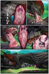5_fingers acidic animal_genitalia anthro anthro_on_feral anthro_prey autofellatio bestiality black_body black_claws black_pawpads black_scales black_wings blue_eyes bodily_fluids buckteeth claws cloaca comic cum cum_in_mouth cum_in_own_mouth cum_in_self cum_in_throat cum_inside cum_on_ground cumshot cutaway day dragon duo ejaculation english_text erection eyes_clsoed eyewear eyewear_only fangs feral feral_pred fingers fur genital_fluids genitals glasses glasses_only glistening glistening_eyes grass grey_body grey_scales hair hi_res humanoid_genitalia humanoid_penis inside_throat internal lagomorph larger_feral larger_male larger_pred leporid lying male male/male male_anthro male_feral male_pred male_prey mammal mane masturbating_pred masturbating_prey masturbation mouth_shot mythological_creature mythological_scalie mythology no_sclera nude nude_anthro nude_male nude_prey on_front on_grass open_mouth oral oral_masturbation oral_vore outside palate pawpads penile penile_masturbation penis penis_in_mouth penis_in_own_mouth pink_body pink_eyes pink_fur pink_hair pink_inner_ear pink_mouth pink_penis pink_tongue plant purple_hair rabbit red_mane red_penis ridged_penis saliva saliva_string scales scalie semi-anthro sharp_teeth short_hair size_difference smaller_anthro smaller_male teeth text tongue tongue_around_penis uvula uvula_on_head vore wearing_glasses wings