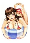  ass bikini breasts cleavage erect_nipples feet hamashima_shigeo swimsuits 