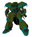  commentary_request external_fuel_tank gundam gundam_the_revival_of_zeon jaguar_i machinery mecha mecha_focus mobile_suit one-eyed pink_eyes robot science_fiction simple_background solo srdog6 standing white_background 