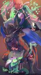 anal anal_penetration anthro arm_tattoo avian avian_feet balls beak bird black_body bodily_fluids chest_tattoo claws countershading cum cum_inflation cum_inside cum_while_penetrated dragon duo enjoying eyes_closed feathered_wings feathers finger_claws fur genital_fluids genitals green_body green_feathers heart_symbol horn inflation la_lune_rouge male male/male markings moan mythological_creature mythological_scalie mythology penetration penis penis_size_difference perineum rear_view red_eyes scalie size_difference sploosh spots spotted_body spotted_fur tail_tattoo tattoo toe_claws tongue tongue_out vein veiny_penis wings yetifish