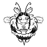 1:1 2022 accessory altermentality antennae_(anatomy) anthro arthropod bea_(mario_plus_rabbids) bee black_and_white black_antennae black_hair black_stripes braided_pigtails buckteeth closed_smile digital_drawing_(artwork) digital_media_(artwork) ear_tuft english_description eyelashes eyes_closed featureless_legs female female_anthro flower flower_in_hair flying freckled_face freckles front_view full-length_portrait fur hair hair_accessory hair_tie holding_potted_plant hybrid hymenopteran insect insect_wings lagomorph long_ears long_hair mammal mario_plus_rabbids_sparks_of_hope mitten_hands monochrome motion_lines mouth_closed multicolored_body multicolored_fur nintendo noseless plant plant_pot portrait potted_plant rabbid raving_rabbids rayman_(series) simple_background smile solo stinger striped_body striped_fur stripes teeth tuft two_tone_body two_tone_fur ubisoft white_background white_body white_flower white_fur wings