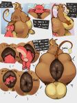 absurd_res anal anal_foot_gulp anal_vore anthro anus balls belly big_belly big_butt butt death dergum dergum_(dergum) digestion dragon duo english_text generation_1_pokemon genitals hand_on_butt hi_res male male/male male_pred male_prey mythological_creature mythological_scalie mythology nintendo penis pokemon pokemon_(species) puffy_anus raichu ruchex_(character) scalie sequence tail text vore willing_prey