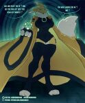2025 absurd_res anthro bandai_namco big_breasts black_bodysuit black_clothing black_latex black_legwear black_sclera black_skinsuit black_thigh_highs blue_eyes bodysuit breasts clothed clothed_anthro clothed_female clothing coat crossover dialogue digimon digimon_(species) english_text female fluffy fluffy_tail fur fusion hi_res latex latex_bodysuit latex_clothing latex_legwear latex_skinsuit latex_thigh_highs legwear looking_at_viewer multicolored_body multicolored_fur neck_tuft nine_sols orangedog red_candle_games renamon skindentation skinsuit solo speech_bubble tail text thick_thighs thigh_highs tight_clothing toeless_thigh_highs topwear tuft two_tone_body two_tone_fur white_body white_fur wide_hips yellow_body yellow_clothing yellow_coat yellow_fur yellow_topwear yi_(nine_sols)