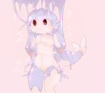 2023 anthro areola biped blue_body blue_hair bodily_fluids breasts colored countershade_face countershade_neck countershade_torso countershading ejaculation female fish front_view genital_fluids ginyertac glistening glistening_body gloves_(marking) goo_drip goo_transformation hair hi_res human_to_anthro hybrid lagomorph leporid looking_pleasured mammal marine markings mid_transformation motion_lines navel nude rabbit red_eyes red_markings smile solo species_transformation standing tail transformation vaginal_fluids vaginal_squirting vulva yutu_0715_(oc)