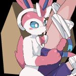 1:1 2025 2d_animation 3_fingers 69_position ambiguous_anthro ambiguous_focus ambiguous_gender ambiguous_on_human ambiguous_penetrated animated anthro anthro_focus anthro_penetrated arms_tied black_nose blinking blue_body blue_fur blue_inner_ear blue_sclera blush blush_lines blush_stickers bodily_fluids body_part_in_mouth bottomless bottomless_human bottomless_male bound censored censored_genitalia censored_penis clothed clothing cum cum_from_mouth cum_in_mouth cum_inside cum_string digital_media_(artwork) dominant dominant_ambiguous dominant_anthro duo eeveelution erection faceless_character faceless_human faceless_male fellatio fingers fur generation_6_pokemon genital_fluids genitals gloves_(marking) head_between_thighs heart_symbol hearts_around_head human human_on_anthro human_penetrating human_penetrating_ambiguous human_penetrating_anthro interspecies leaking_cum legs_tied light-skinned_male light_body light_skin loop low_res male male/ambiguous male_human male_on_anthro male_penetrating male_penetrating_ambiguous male_penetrating_anthro mammal markings multicolored_body multicolored_ears multicolored_fur nintendo nude nude_ambiguous nude_anthro oral orgasm penetration penile penis penis_in_mouth pink_body pink_ears pink_fur pink_tail pokemon pokemon_(species) pokephilia purple_clothing purple_shirt purple_t-shirt purple_topwear ribbon_restrained ribbons_(anatomy) saliva saliva_on_penis sex shaking shirt shirt_only short_playtime sky_necko solo_focus sylveon t-shirt t-shirt_only tail tail_motion tailwag topwear topwear_only trembling unusual_position upside_down upside_down_fellatio white_body white_eyes white_fur