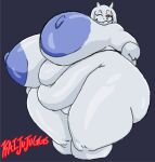 2025 2_horns anthro areola artist_name belly big_areola big_belly big_breasts big_nipples biped black_eyebrows blue_areola blue_background blue_nipples boss_monster_(undertale) bovid breasts butt caprine claws closed_smile curved_eyebrows cute_fangs digital_drawing_(artwork) digital_media_(artwork) eyebrows eyelashes fangs female finger_claws fingers floppy_ears full-length_portrait fur glistening glistening_areola glistening_belly glistening_body glistening_breasts glistening_butt glistening_eyelids glistening_fur glistening_legs glistening_thighs goat hand_on_hip hand_on_own_hip hanging_belly head_turned hi_res horn huge_areola huge_belly huge_breasts huge_nipples huge_thighs hyper hyper_areola hyper_breasts iris kaijujuggs legs_together light_areola light_body light_fur light_nipples long_eyelashes looking_at_viewer lop_ears mammal mature_anthro mature_female monotone_background monotone_body monotone_fur monotone_horn mouth_closed nipples no_pupils nude nude_anthro nude_female obese obese_anthro obese_female one_eye_closed one_eye_half-closed overweight overweight_anthro overweight_female portrait red_eyes simple_background smile smiling_at_viewer solo standing teeth text thick_arms thick_thighs thin_eyebrows three-quarter_view toriel undertale undertale_(series) white_body white_breasts white_claws white_ears white_fur white_horn white_sclera wink winking_at_viewer