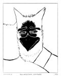 2024 4:5 absurd_res anthrokground avian beak bird black_and_white black_beak bodily_fluids border canid canine canis clothing collared_shirt comic dialogue domestic_dog duo eyebrows hi_res maccaw_(sharkinthepark) macleish_(sharkinthepark) male mammal monochrome owl sad sharkinthepark shirt tears topwear white_bac white_border