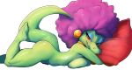 2025 4chan_anon 5_toes afro anthro areola bedroom_eyes bent_leg big_breasts breast_squish breasts butt claws closed_smile crocodilian digital_media_(artwork) donkey_kong_(series) ear_piercing eyelashes eyeshadow fangs feet female female_anthro full-length_portrait glistening glistening_body glistening_breasts glistening_butt glistening_tail glistening_thighs green_areola green_body green_breasts green_skin green_tail hair head_turned hi_res holding_object holding_pillow kalypso kremling looking_at_viewer lying makeup monotone_body monotone_hair monotone_skin mouth_closed narrowed_eyes neck_ring nintendo no_pupils non-mammal_breasts nude nude_anthro nude_female on_front one_leg_up piercing pillow portrait pubes purple_hair purple_pubes raised_leg red_eyes reptile scalie seductive shaded sharp_teeth side_view simple_background smile smiling_at_viewer solo squish tail tapering_tail teeth thick_tail thick_thighs toe_claws toes unknown_artist white_background white_sclera