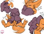 3_toes 4_fingers anthro ball_tuft big_breasts big_butt breasts butt butt_slap chest_tuft duo eyewear feet fellatio female fennephilim_fox fingers glasses gnar_(lol) hand_on_head hi_res league_of_legends looking_at_another male male/female mature_female moan multiple_poses norra_(lol) oral penetration penile pose riot_games round_glasses sex slap slap_(sound_effect) sound_effects spread_legs spreading tencent text toes tuft vaginal vaginal_penetration