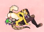 2025 69_position american_opossum anthro anthro_on_anthro anus bodily_fluids breath brown_body brown_fur crouching cunnilingus domestic_cat ear_piercing eyelashes face_in_ass felid feline felis female female/female friskyfeline69 fur hi_res krys_evensong_larcen looking_pleasured mammal marsupial musk musk_clouds musky_anus musky_pussy mutual_cunnilingus mutual_oral noodle_(friskyfeline69) oral painted_claws panzie pawpads piercing pubes saliva saliva_string sex tail tail_grab vaginal virginia_opossum yellow_body yellow_fur