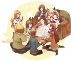  3boys 5girls adam&#039;s_apple akiha_rumiho amane_suzuha animal_ears arm_belt barefoot beard_stubble belt belt_buckle bike_shorts black_belt black_hair black_pants black_pantyhose black_ribbon black_sash black_shirt black_tank_top black_trim blonde_hair blue_jacket blush bob_cut braid breast_pocket breasts brown_hair brown_pants brown_shirt buckle buttons cellphone closed_eyes coat collar collarbone collared_shirt dr_pepper dress eating everyone facial_hair fat fat_man flip_phone food frilled_collar frills from_behind glasses green_shirt hair_between_eyes hair_ornament hair_over_shoulder happy hashida_itaru high_collar highres holding holding_phone jacket jacket_partially_removed jitome kiryuu_moeka koike_(coikekke) lab_coat lapels leather_belt leather_shorts long_hair long_sleeves makise_kurisu mayqueen_maid_uniform medium_breasts messy_hair miniskirt multiple_boys multiple_girls notched_lapels okabe_rintarou open_mouth orange_trim pants pantyhose pantyhose_under_shorts paw_pose phone pink_eyes pink_hair pocket puffy_short_sleeves puffy_sleeves purple_eyes red_belt ribbon sash shiina_mayuri shirt short_hair short_sleeves shorts sitting skirt skull_hair_ornament sleeve_slit smile steins;gate stubble t-shirt tank_top tea track_jacket twin_braids urushibara_luka waist_sash wariza white_coat white_shirt 