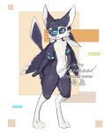2025 3_fingers 3_toes 4_ears absurd_res ambiguous_anthro ambiguous_gender anthro avali avian biped black_body black_ears black_feathers black_wings blue_eyes blue_markings chest_tuft chinese_text claws digital_media_(artwork) digitigrade dipstick_tail english_text facial_tuft feather_markings feather_tuft feathers featureless_chest featureless_crotch feet finger_claws fingers full-length_portrait geometric_background glistening glistening_eyes grey_sclera haimood hand_on_hip head_turned hi_res leg_markings markings mouth_closed multi_ear multicolored_body multicolored_feathers nude_ambiguous nude_anthro portrait pose pupils shaded short_snout simple_background snout socks_(marking) solo standing tail tail_markings text three-quarter_view toe_claws toes tuft two_tone_tail two_tone_wings white_body white_feathers white_inner_ear white_tail_tip white_wings winged_arms wings