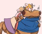 absurd_res aggretsuko ailurid anthro big_breasts big_butt blush blush_lines breasts butt clothing daughter_(lore) digital_media_(artwork) duo female female/female hi_res huge_breasts huge_butt mammal mature_female mother_(lore) mother_and_child_(lore) mother_and_daughter_(lore) nipples overweight overweight_anthro overweight_female parent_(lore) parent_and_child_(lore) parent_and_daughter_(lore) red_panda retsuko retsuko&#039;s_mother samirachuni sanrio simple_background tail thick_thighs torn_clothing