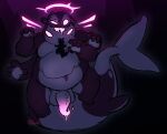 4_arms abstract_background aquatic_gastropod belly_mouth bodily_fluids cetacean critternest deity dolphin drooling extreme_size_difference eyes_on_body flaccid gastropod genital_fluids genitals glowing glowing_body glowing_eyes glowing_genitalia glowing_penis halo mammal marine mollusk moobs multi_arm multi_eye multi_limb oceanic_dolphin orca overweight penis penis_tentacles saliva sasha_(sashaviel) sea_slug sharp_teeth silhouette silhouetted_body size_difference slug teeth tentacles tongue tongue_out toothed_whale underwater water white_eyes white_tongue