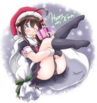  christmas kanon_(kurogane_knights) kantai_collection pantsu shigure_(kancolle) 