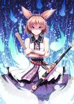  akashio animal_ears dress sword touhou toyosatomimi_no_miko 