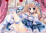  ass cleavage dress garter kirishima_riona nopan skirt_lift thighhighs 