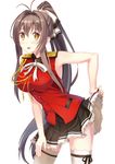  amagi_brilliant_park dance_of_eternity sento_isuzu skirt_lift thighhighs 